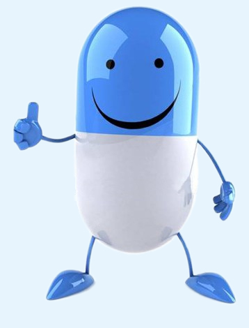 Pill man image